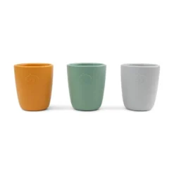 3-Pak Mini Kop Silikone Farve Mix