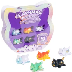 5-Pak Mystery Meemeow Elemental Figurer