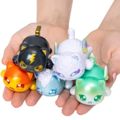 5-Pak Mystery Meemeow Elemental Figurer