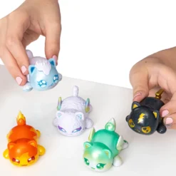 5-Pak Mystery Meemeow Elemental Figurer