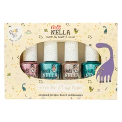 4-Pak Neglelak Til Børn Dino Set
