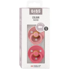 2-Pak Rund Sut Dusty Pink/Coral (str 1)