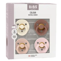 4-Pak Rund Sut i Ivory/Blush/Woodchuck/Blossom (str 2)