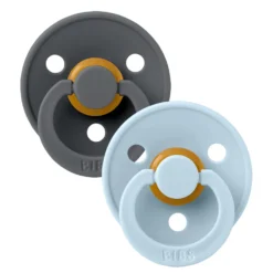 2-Pak Rund Sut Iron/Baby Blue (str 2)