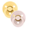 2-Pak Rund Sut Pale Butter/Petal (str 1)