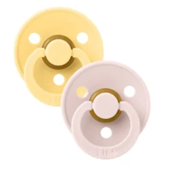 2-Pak Rund Sut Pale Butter/Petal (str 1)