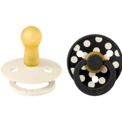 2-Pak Studio Sut Polka Ivory / Black (str 2)