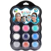 Palette Med Ansigtsmaling 9 Farver Snow Queen