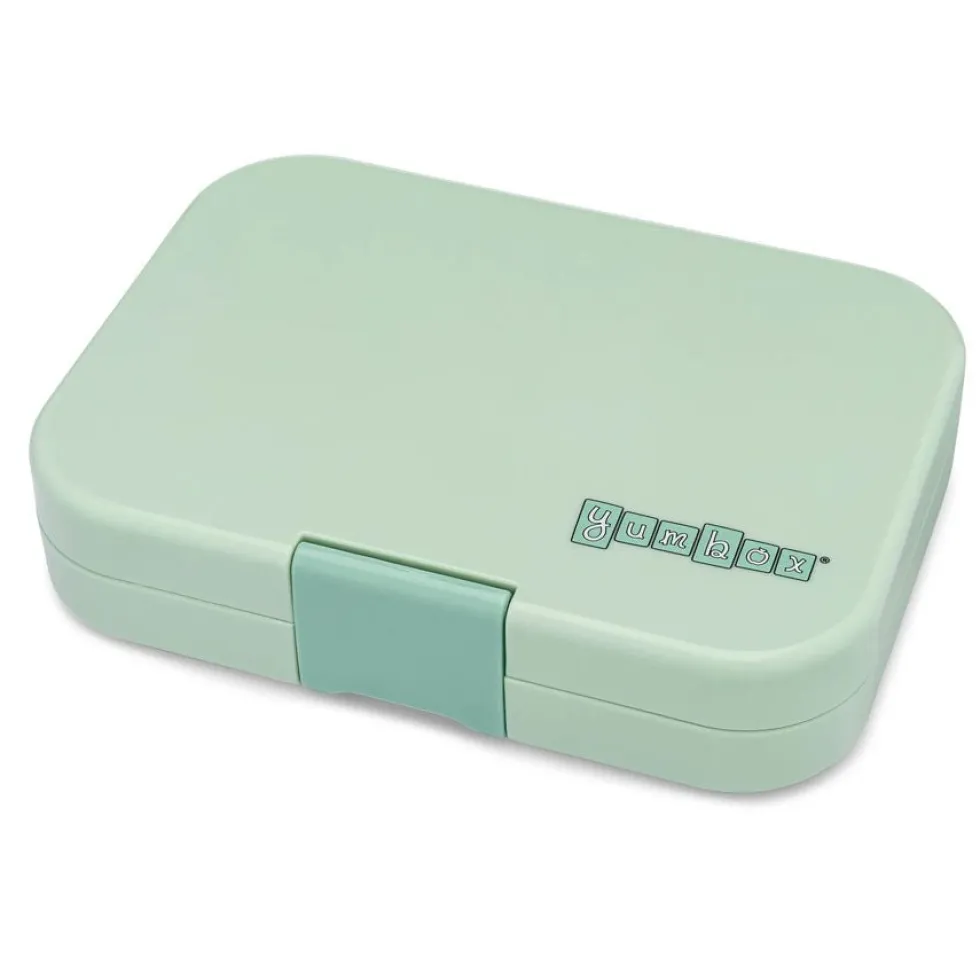 Panino Madkasse med 4 Rum i Sage Green/Jungle Tray