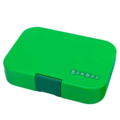 Panino Madkasse Med 4 Rum Jurassic Green/Dinosaur Tray