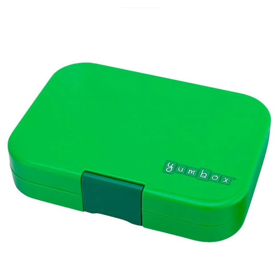 Panino Madkasse Med 4 Rum Jurassic Green/Dinosaur Tray