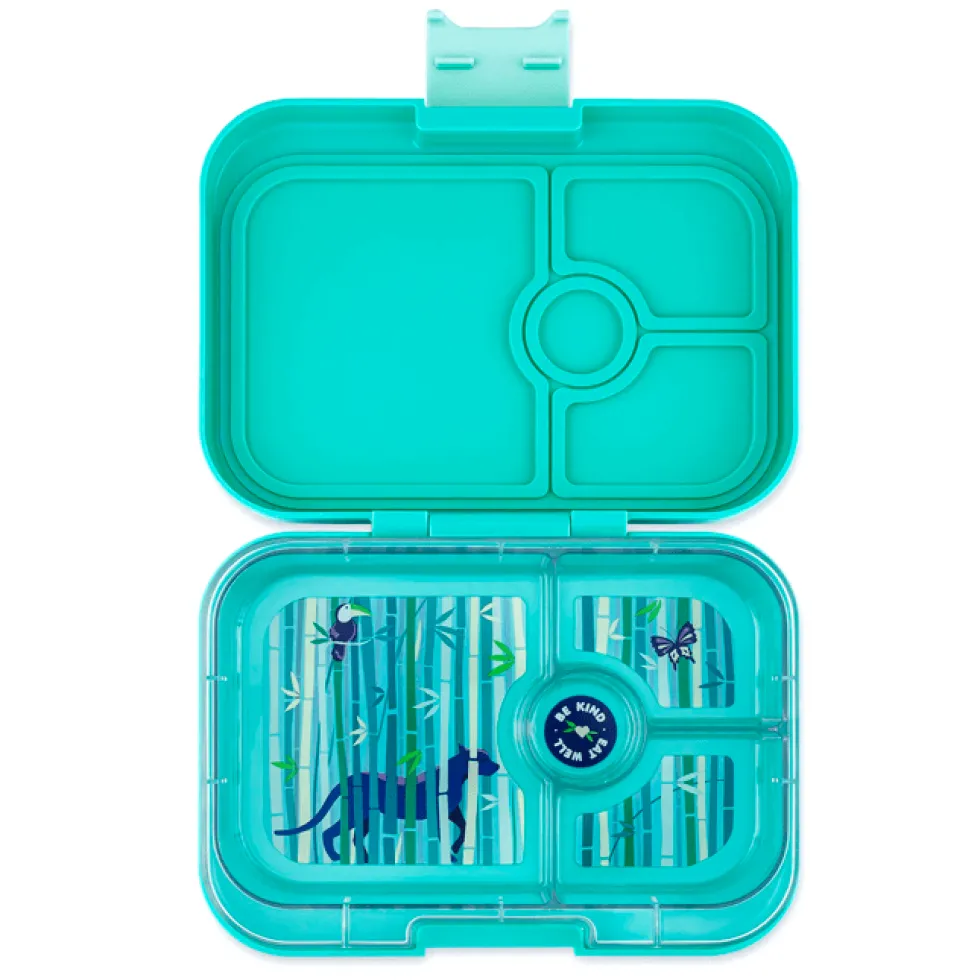 Panino Madkasse Med 4 Rum Tropical Aqua Panther Tray