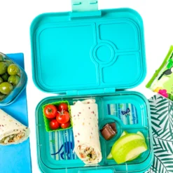 Panino Madkasse Med 4 Rum Tropical Aqua Panther Tray