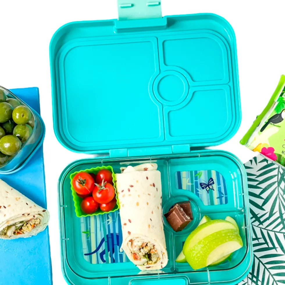 Panino Madkasse Med 4 Rum Tropical Aqua Panther Tray