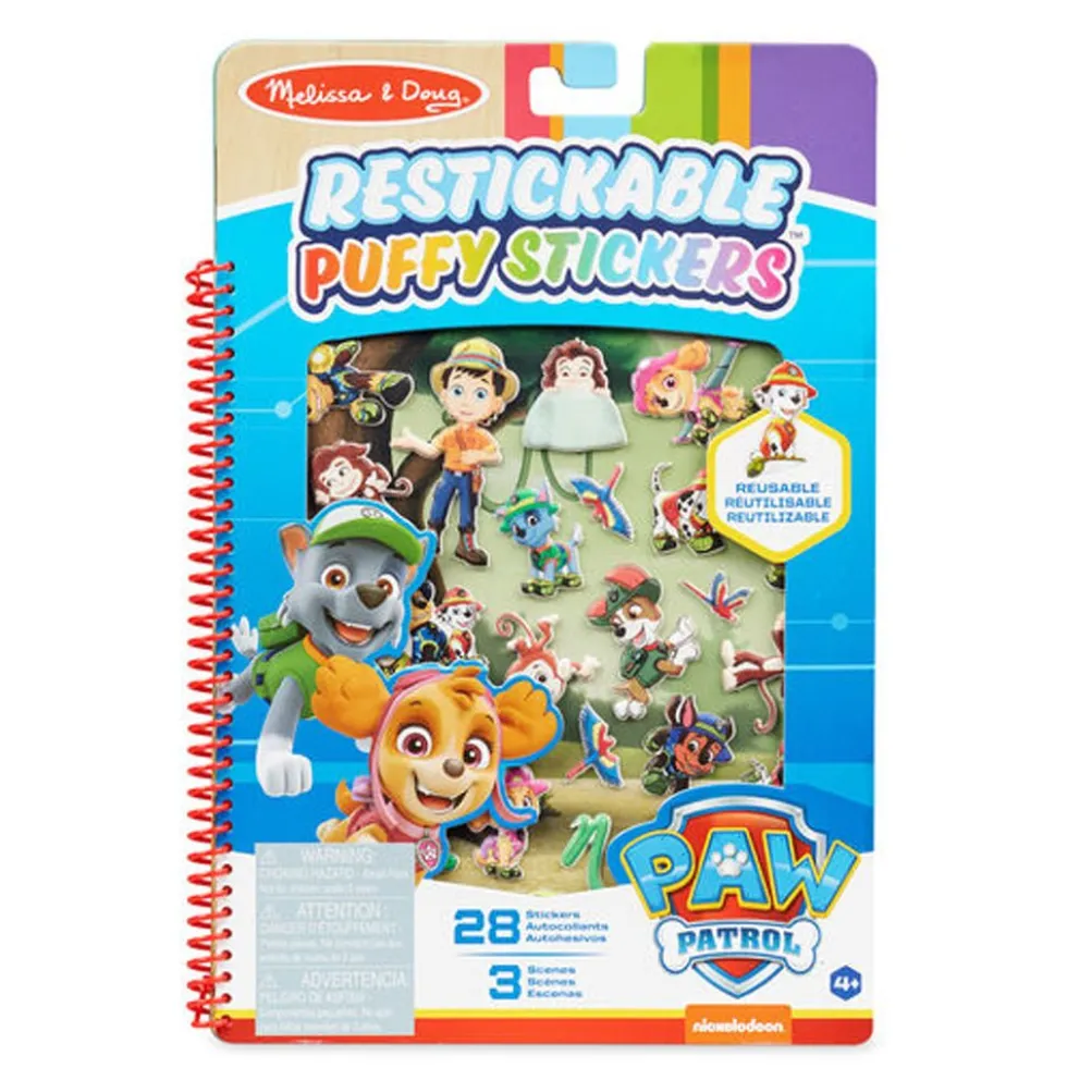 Paw Patrol Puffy Sticker Pad - Jungle