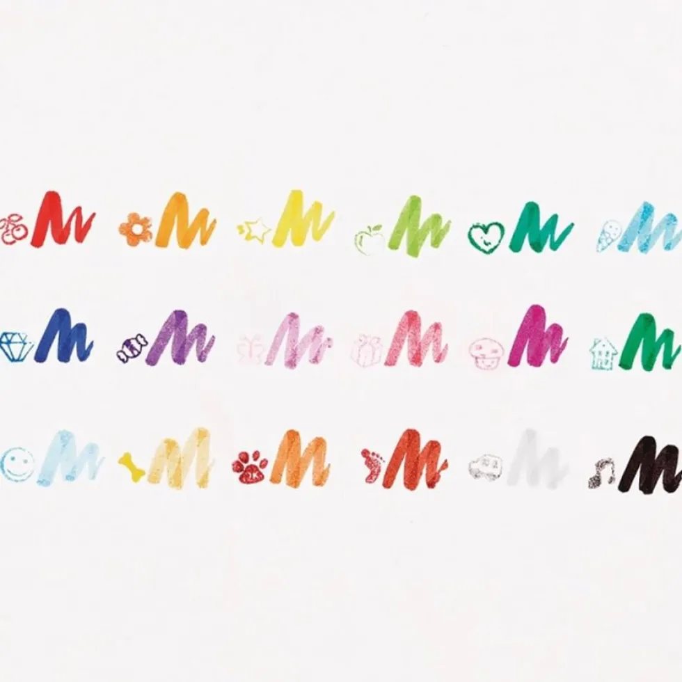 Penseltusser Med Stempel (18 stk)