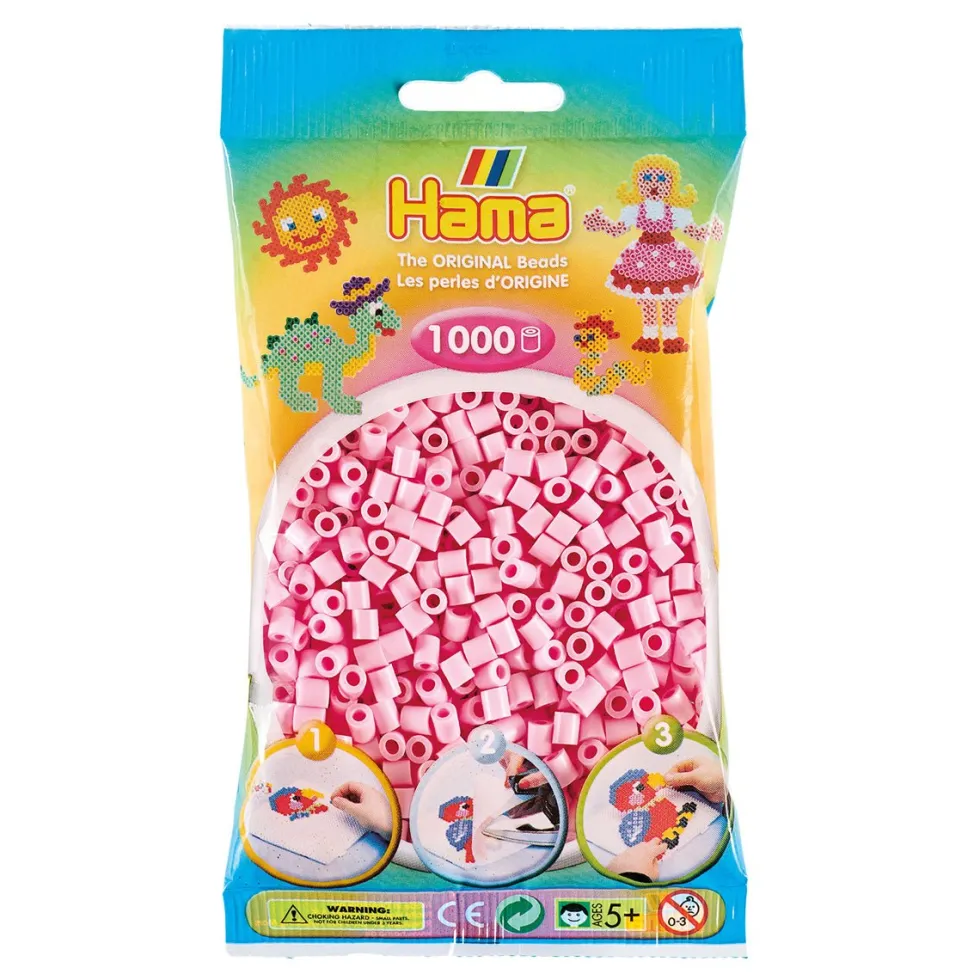 Perler Pastel Rosa Frv 95 (1000 stk)
