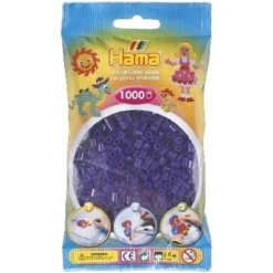 Perler Transparent Lilla Frv 24 (1000 stk)
