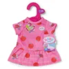 Pink Dukkekjole med Æbler (36 cm)