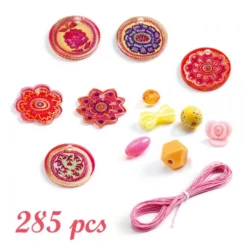Plastperler med Blomster