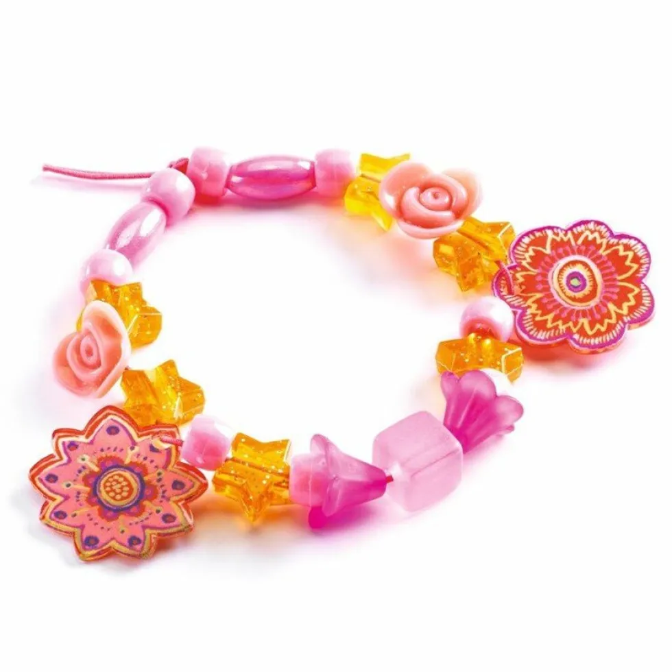 Plastperler med Blomster