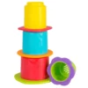 Playgro 4 stabelkopper med bidekant