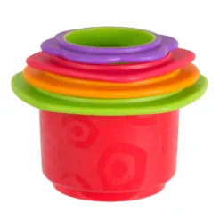 Playgro 4 stabelkopper med bidekant
