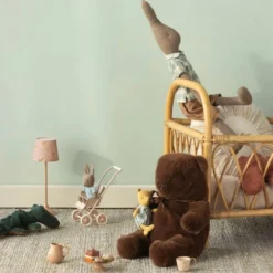 Plys Bamse i Mørkebrun (Medium)