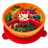 Pokebowl Madkasse Med Skillevæg Orange