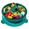 Poke Bowl Madkasse Med Skillevæg Kale Green