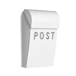 Postkasse Micro Hvid