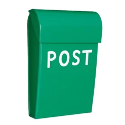 Postkasse Mini Grøn