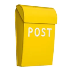 Postkasse Mini Gul