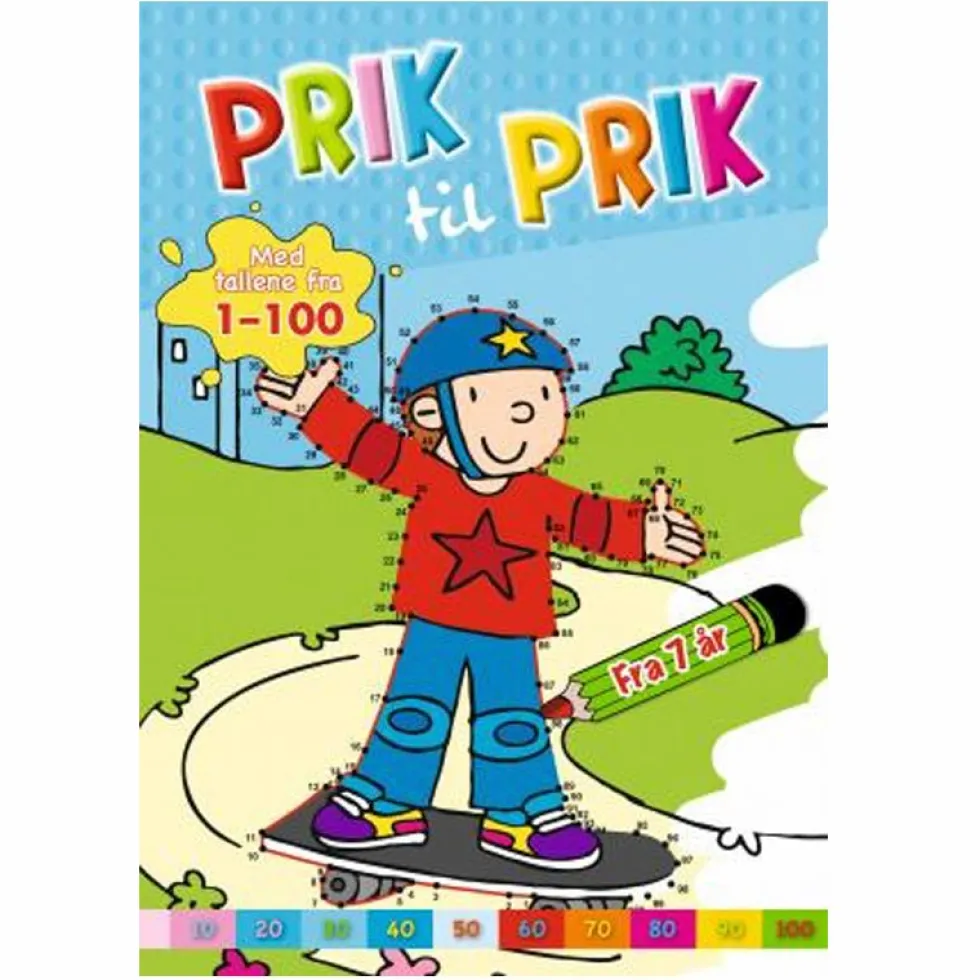 Prik til prik 1-100, skater