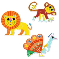 Puzzle Duo med Dyr