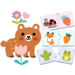 Puzzle Duo med Farver