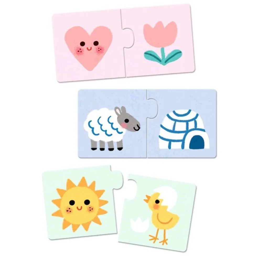 Puzzle Duo med Farver