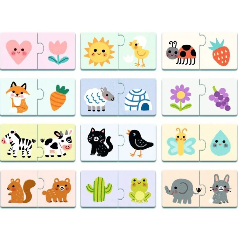 Puzzle Duo med Farver