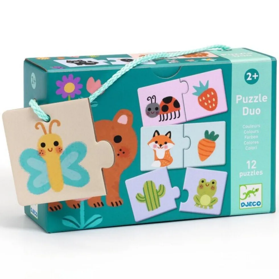Puzzle Duo med Farver