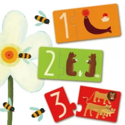 Puzzle Duo med Numre
