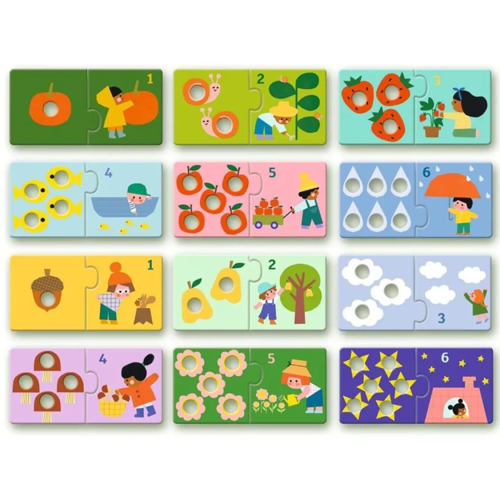 Puzzle Duo med Tal
