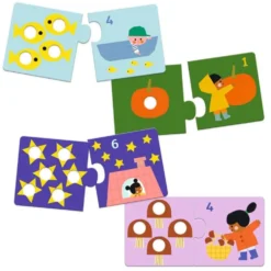 Puzzle Duo med Tal