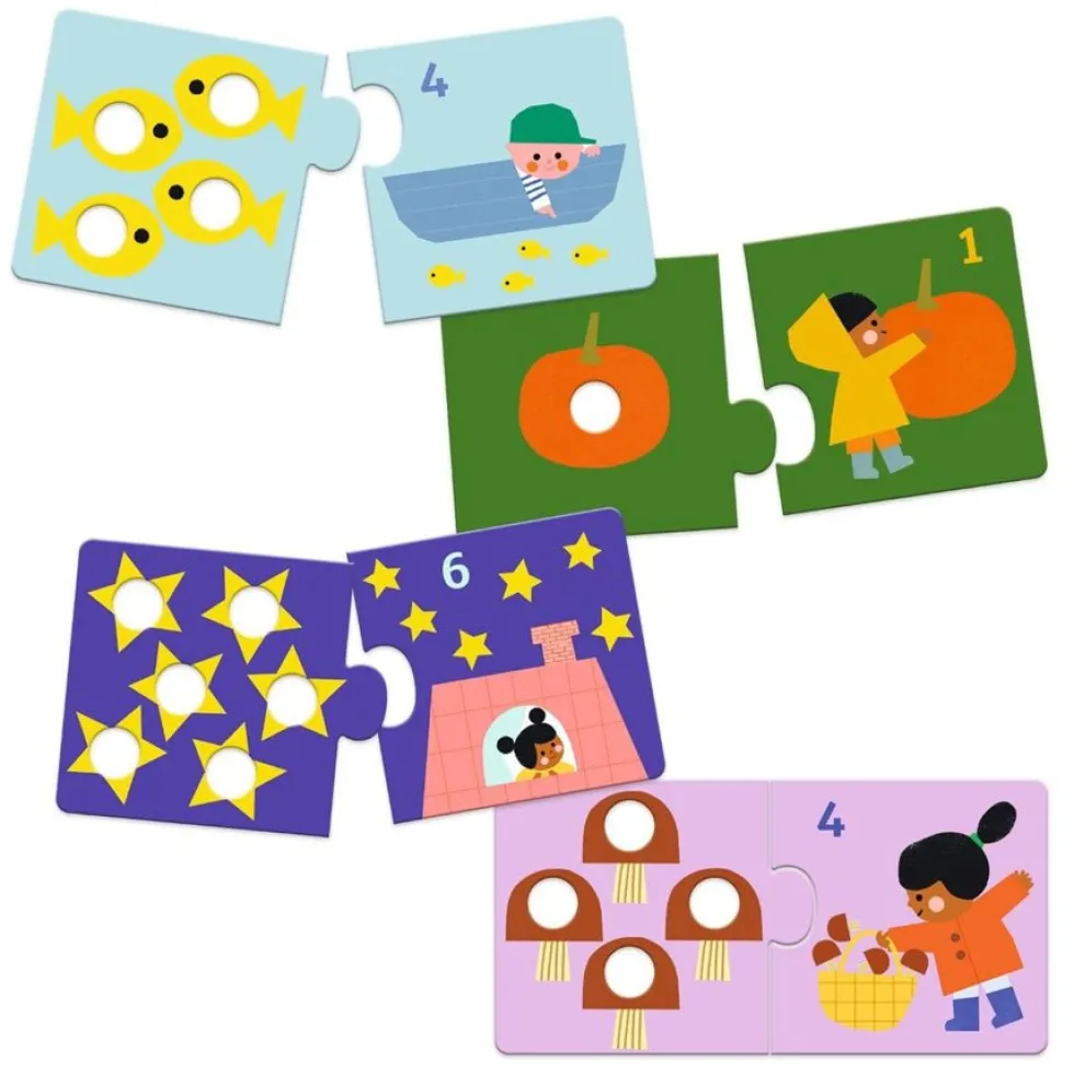 Puzzle Duo med Tal