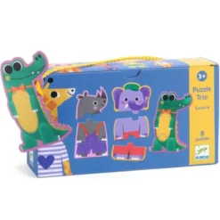 Puzzle Trio med Junglen
