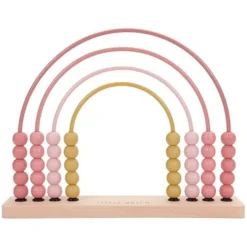 Regnbue Abacus Pink