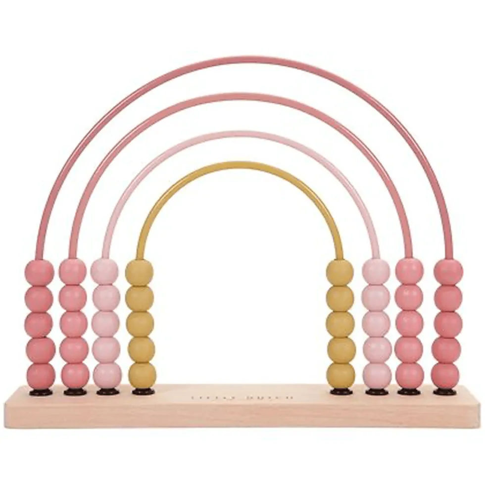 Regnbue Abacus Pink