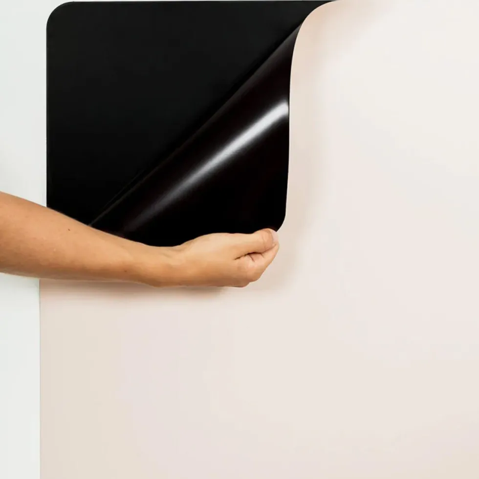 Rektangulær Magnetisk Tavle i Rosa Beige (57 x 90 cm)