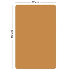 Rektangulær Magnetisk Tavle i Caramel (57 x 90 cm)