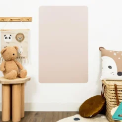 Rektangulær Magnetisk Tavle i Rosa Beige (38 x 58 cm)