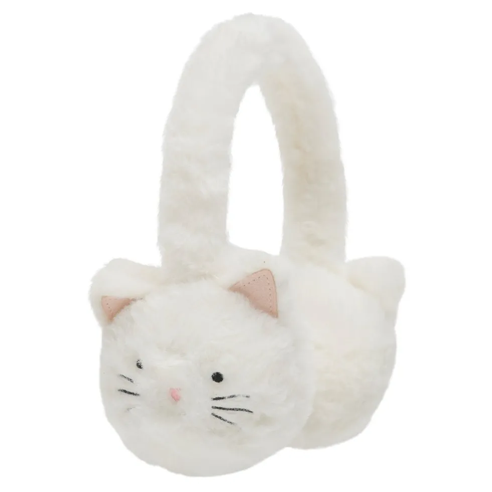 Ørevarmere Cream Kitty Cat
